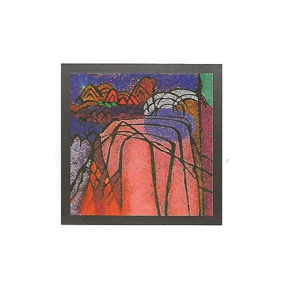 미술교재 (중등 고등 만들기) 색모래 모자이크(석채화)15색 액자 소,대 /200-48