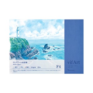 마루맨 VIFART Watercolor Block F4 332×242mm (세목/22매/242g)