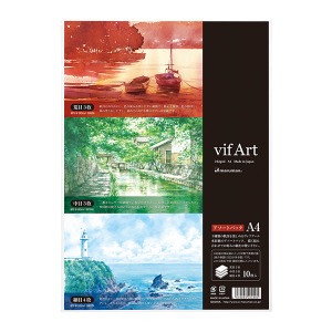 마루맨 VIFART watercolor A4(세목4,중목3,황목3) 10매/242g