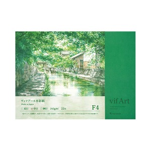 마루맨 VIFART Watercolor Block F4 332×242mm (중목/22매/242g)