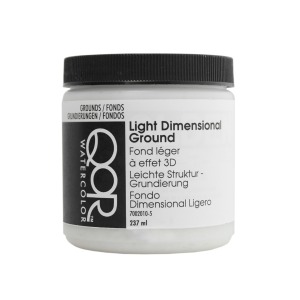 쿠아 수채 보조제 QoR Light Dimensional Ground (QoR Medium 237 ml)