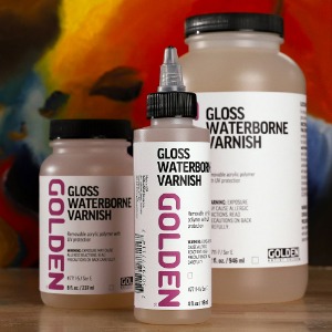 골덴 유광 워터본(수성) 바니쉬 237ml/946ml Gloss Waterborne Acrylic